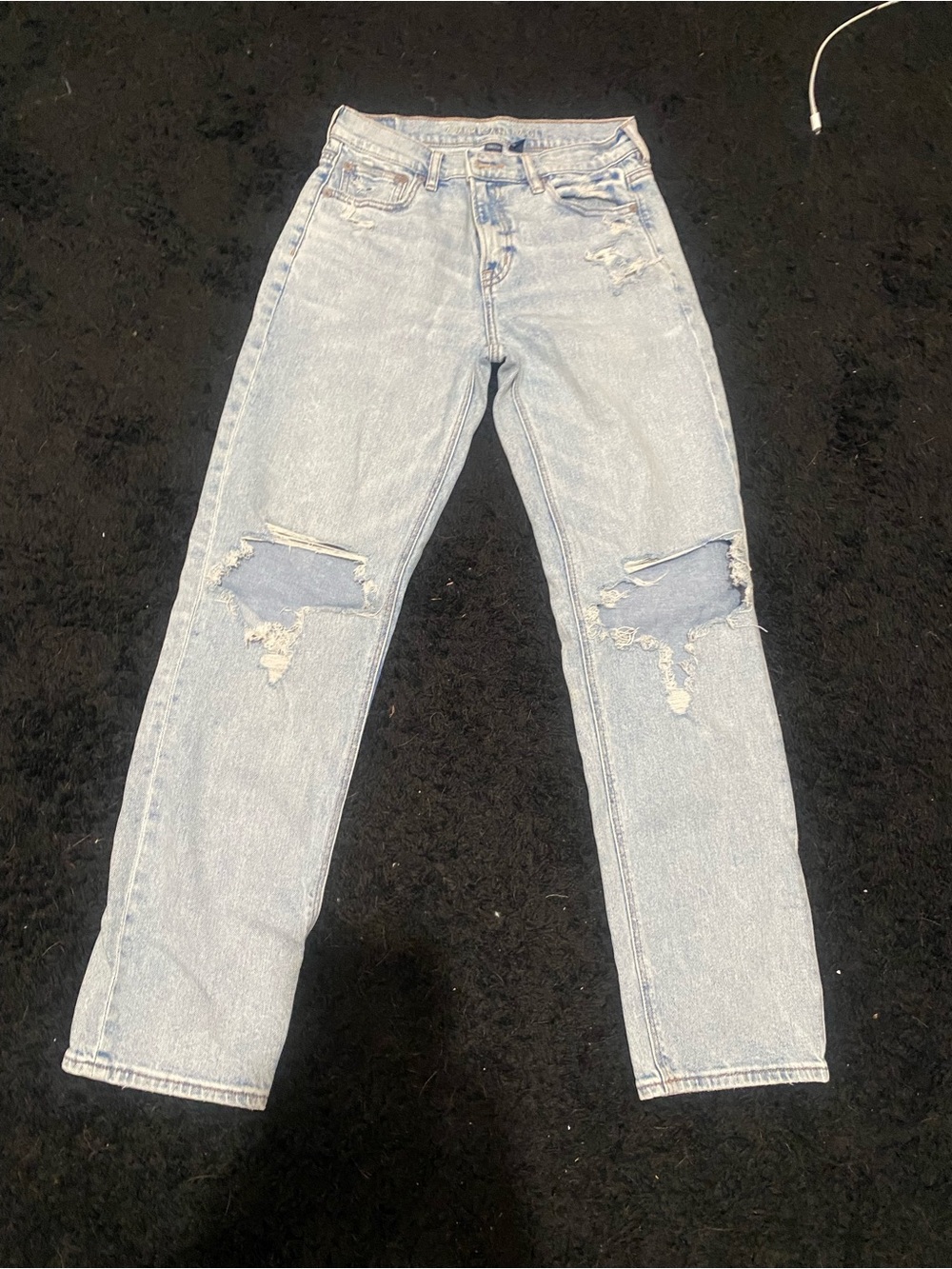 American Eagle Outfitters Light Blue Stretch Denim Jeans